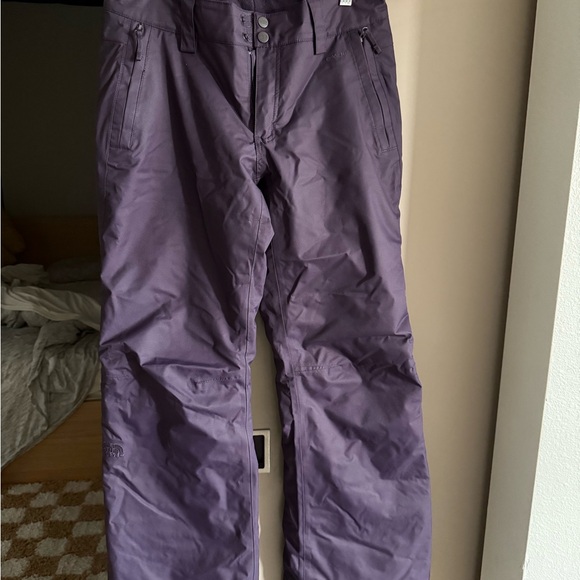 The North Face Women's Deep Purple Snow Pants - Picture 2 of 3